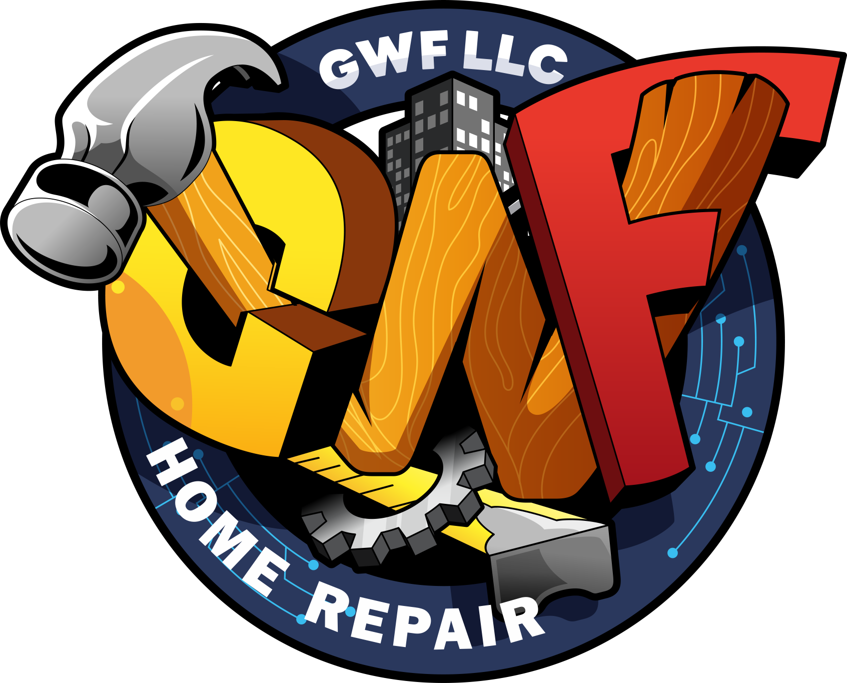 GWF LLC Home Repair logo